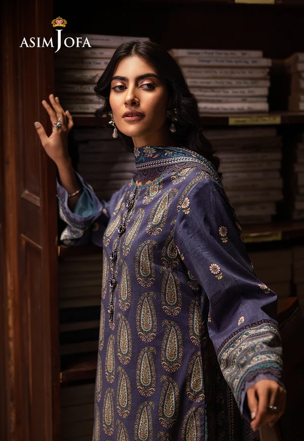 Asim Jofa Printed Lawn Collection- AJUBJ-36 - Image 2