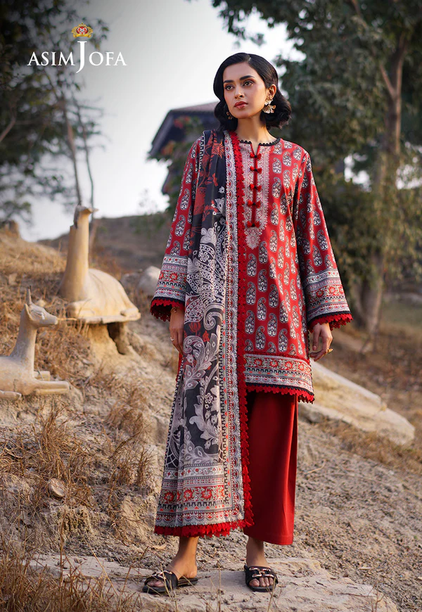 Asim Jofa Printed Lawn Collection- AJUUB-01
