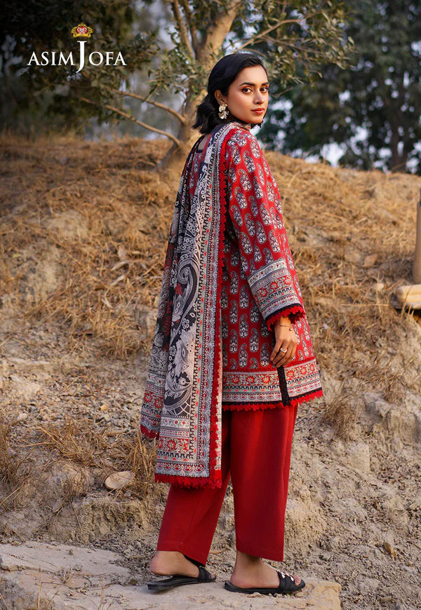 Asim Jofa Printed Lawn Collection- AJUUB-01 - Image 4