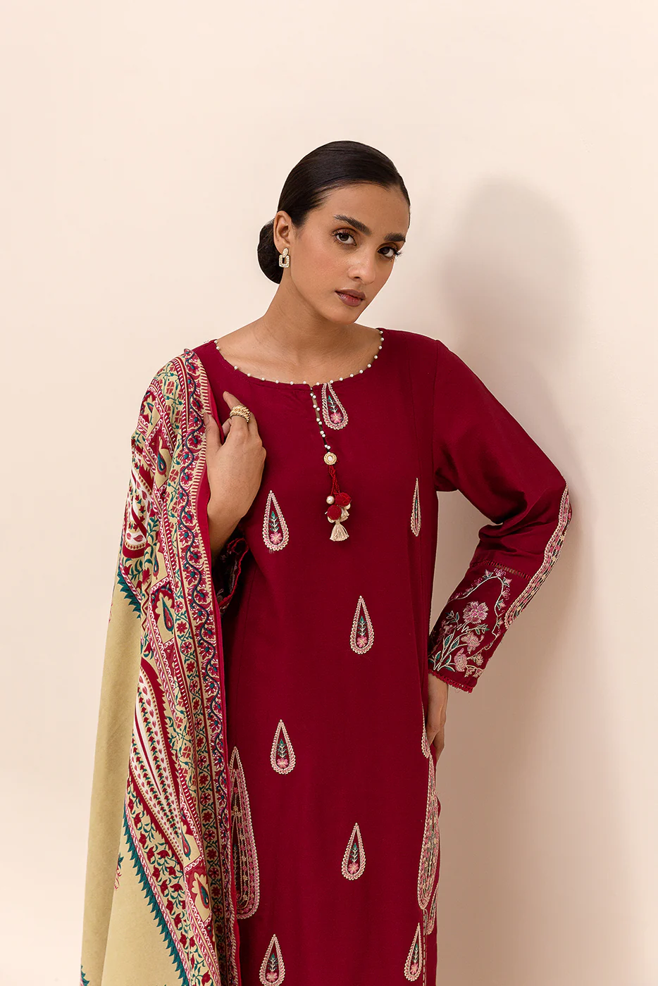 Beechtree Unstitched Winter Limited Edition | BT22401UN004066-PINK-2000000265859-3PC - Image 2