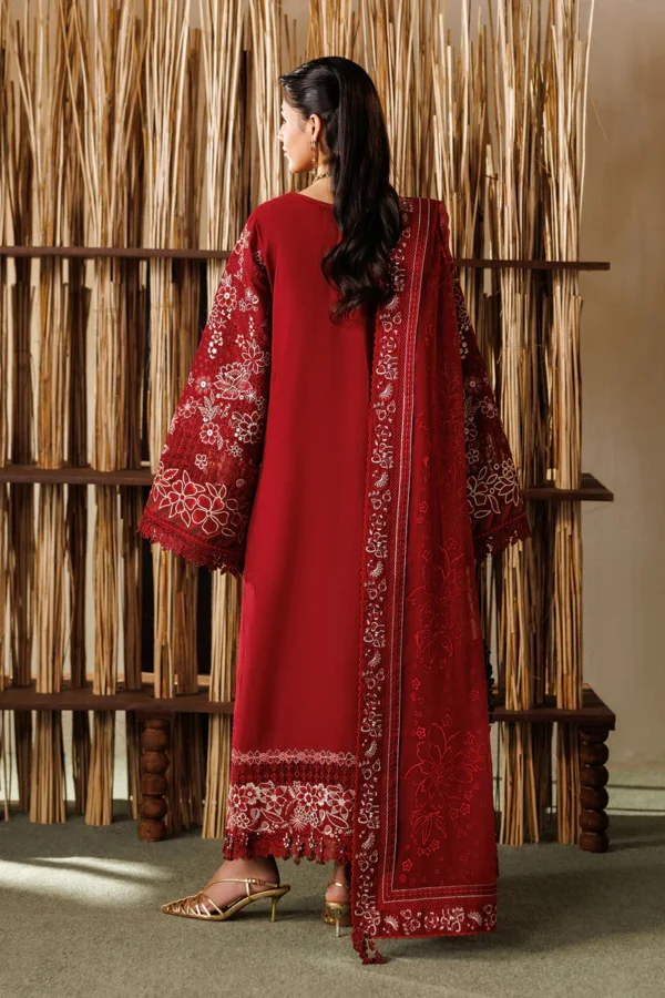 Alternative view of Baroque Eid Lawn 2026 || EL26-D05