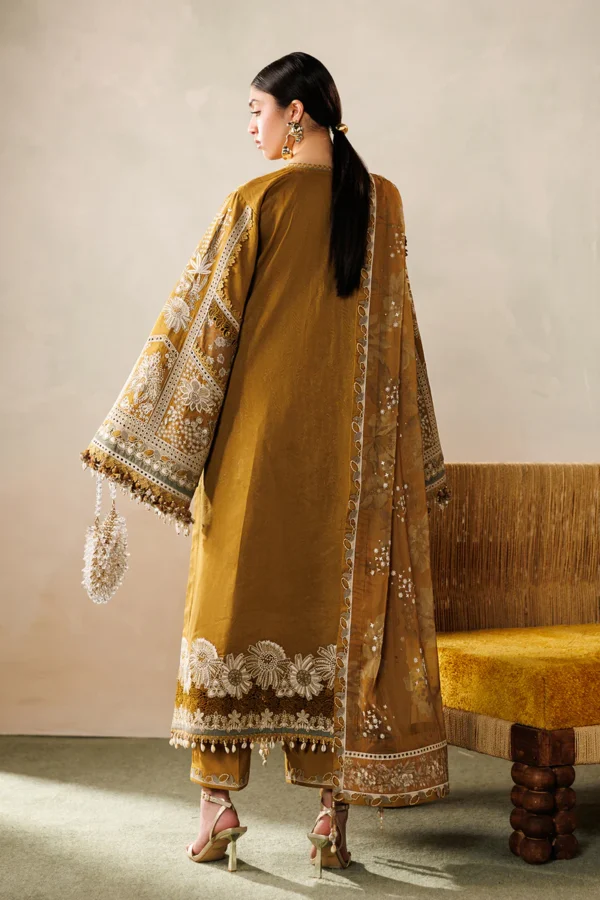 Alternative view of Baroque Eid Lawn 2026 || EL26-D07