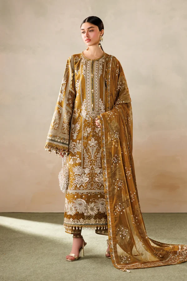 Baroque Eid Lawn 2026 || EL26-D07